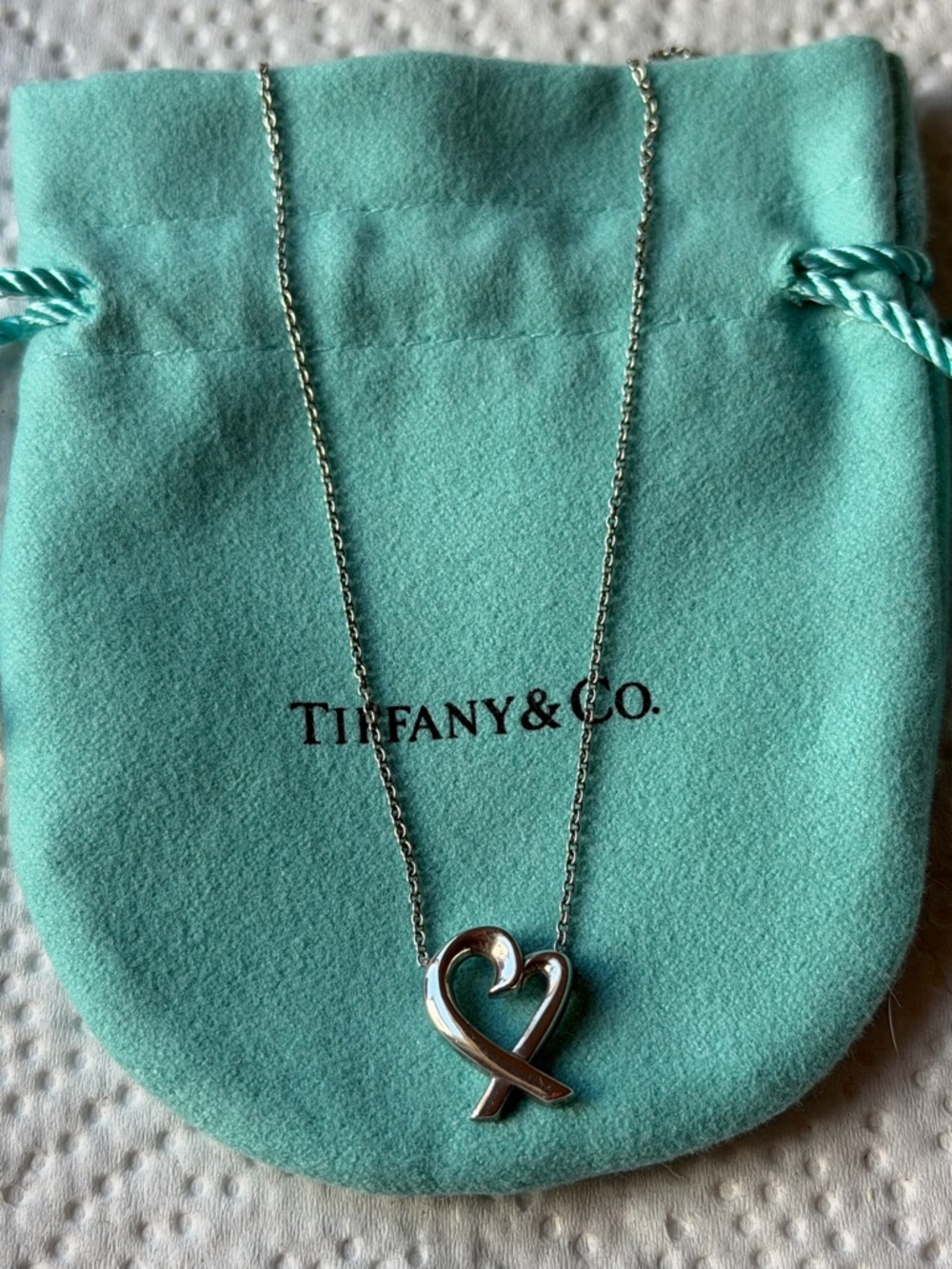 🩵 TIFFANY & CO. SS LOVING HEART NECKLACE 🩵